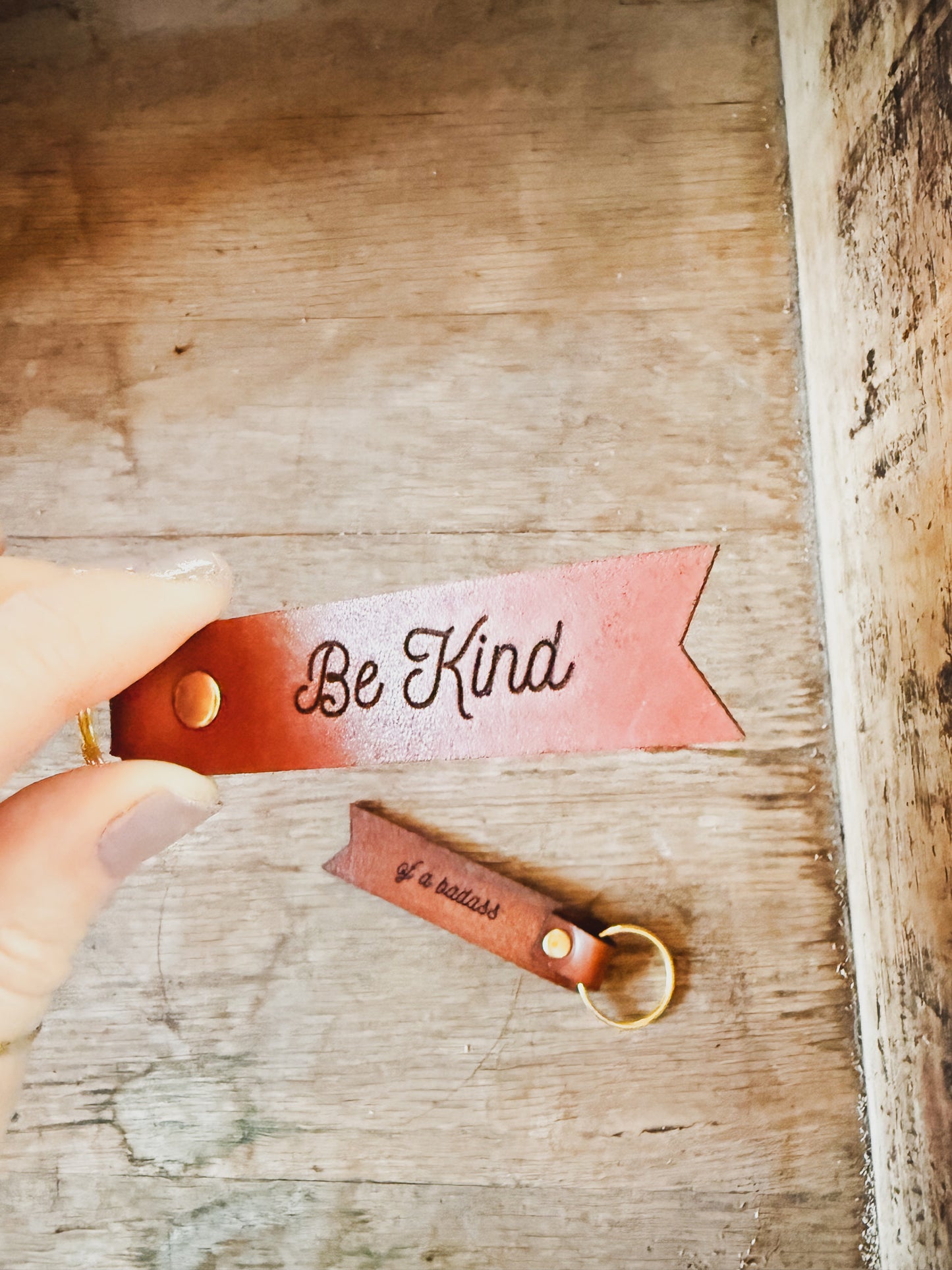 Be Kind ...of a Badass Keychain