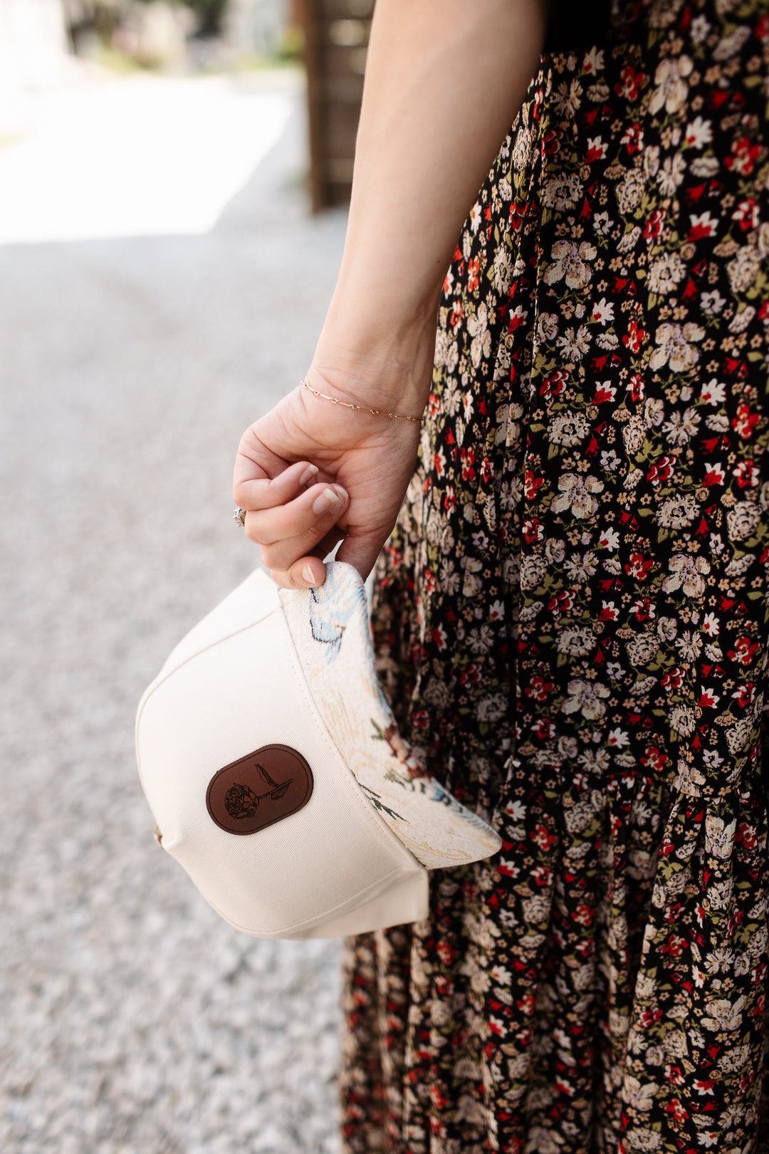 Oval Peony Patch Hat