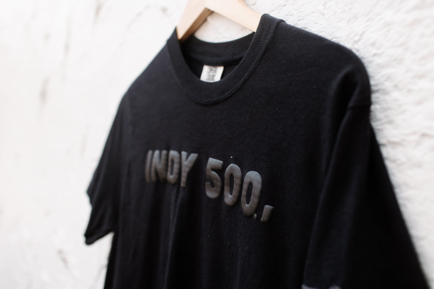 Indy 500 Puff Ink Tee – Black