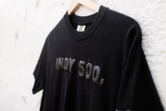 Indy 500 Puff Ink Tee – Black