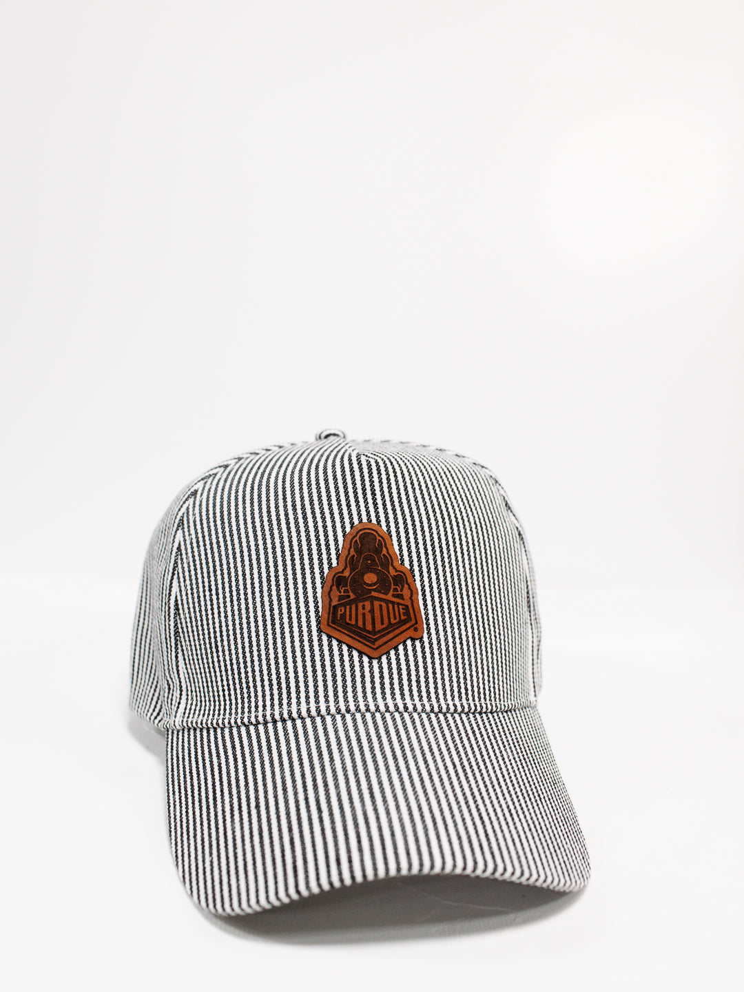 Striped Purdue Train Hat