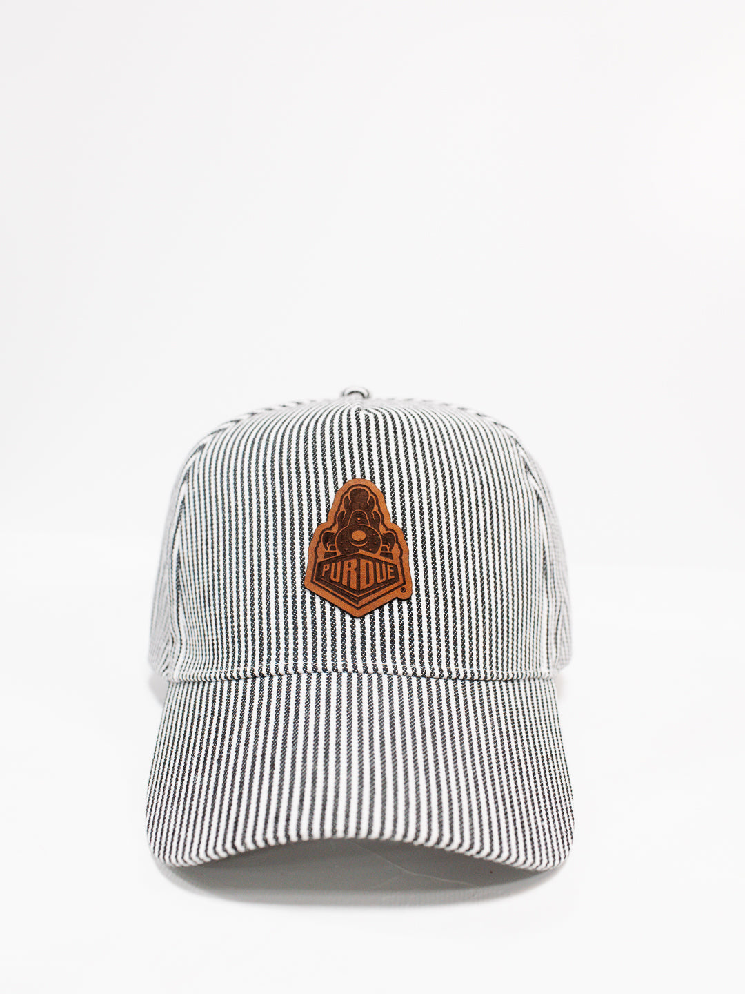 Striped Purdue Train Hat