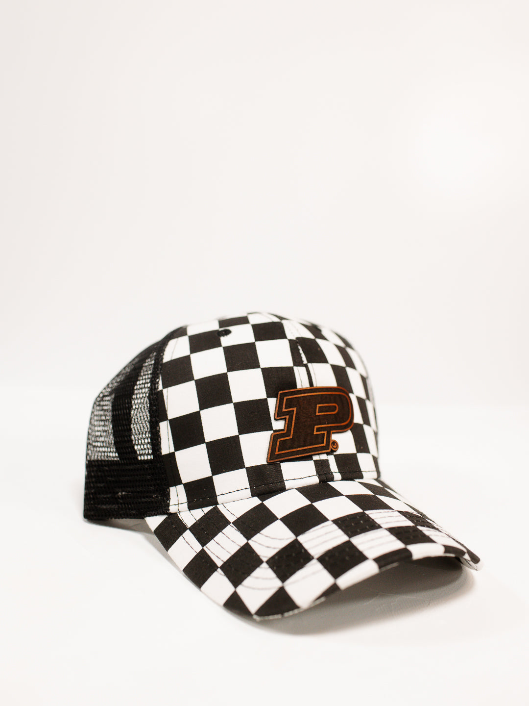 Purdue P Checkered Hat