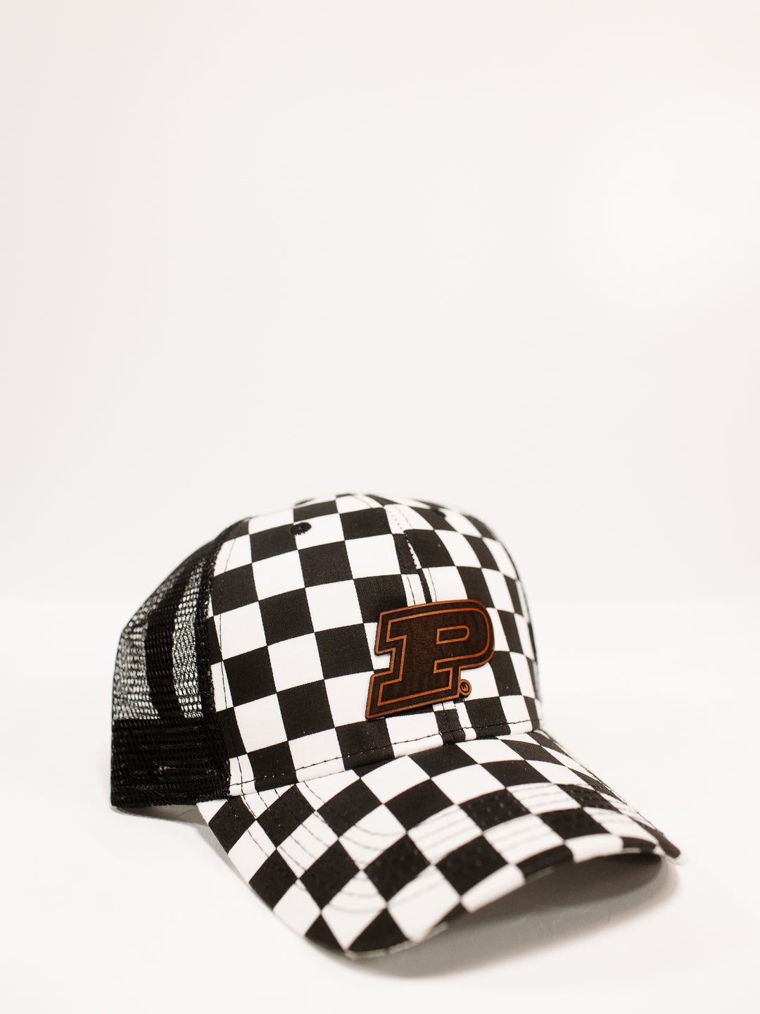 Purdue P Checkered Hat