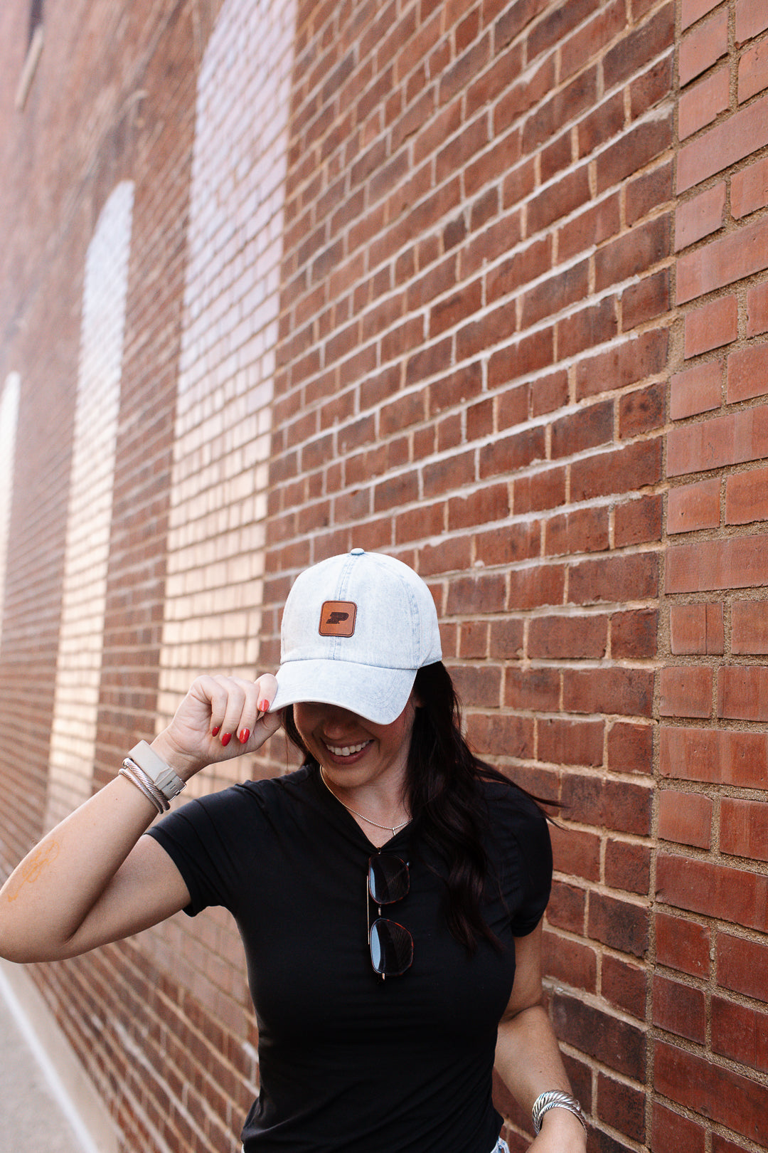 Tiny Purdue P Denim Hat