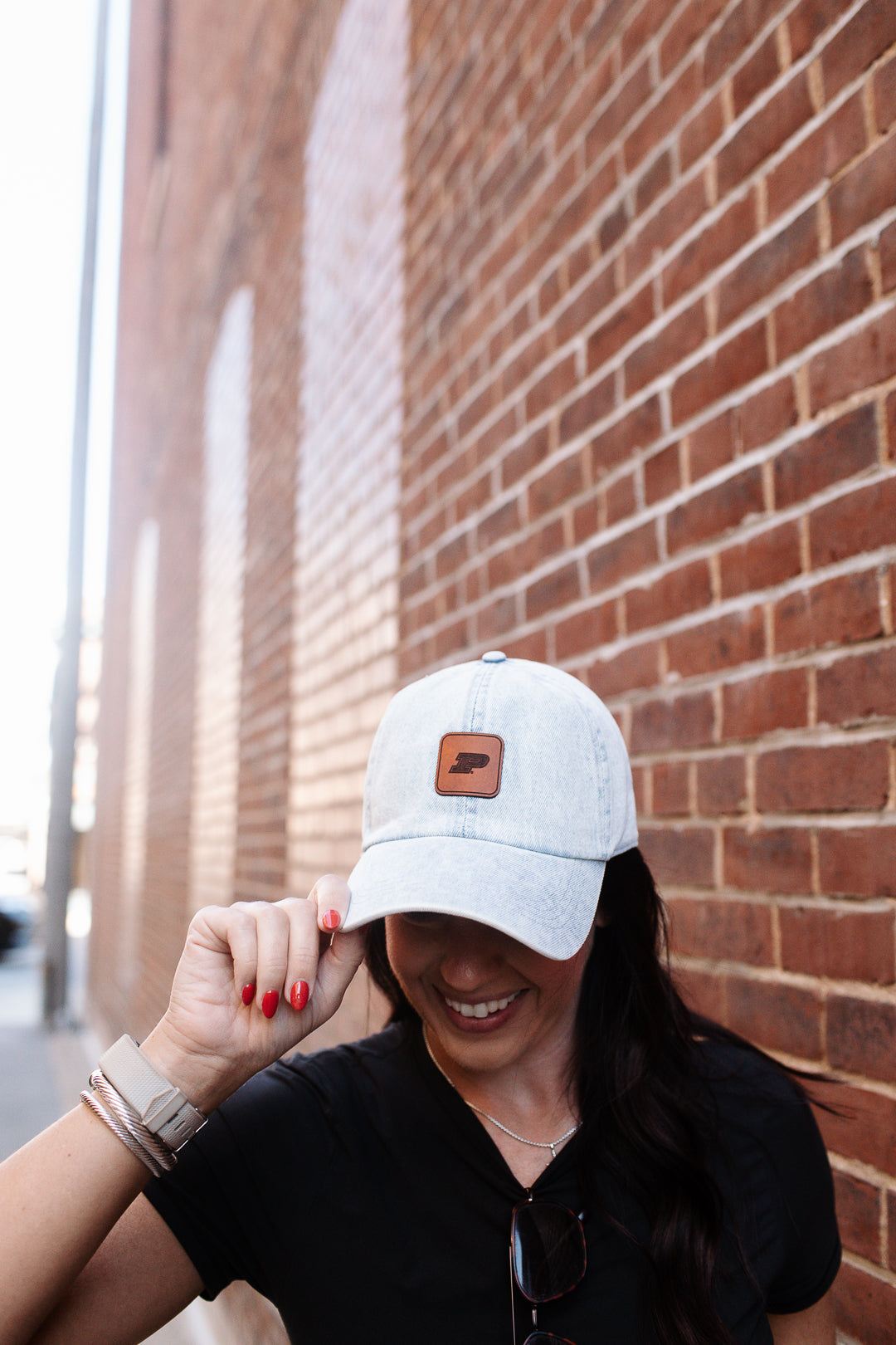 Tiny Purdue P Denim Hat