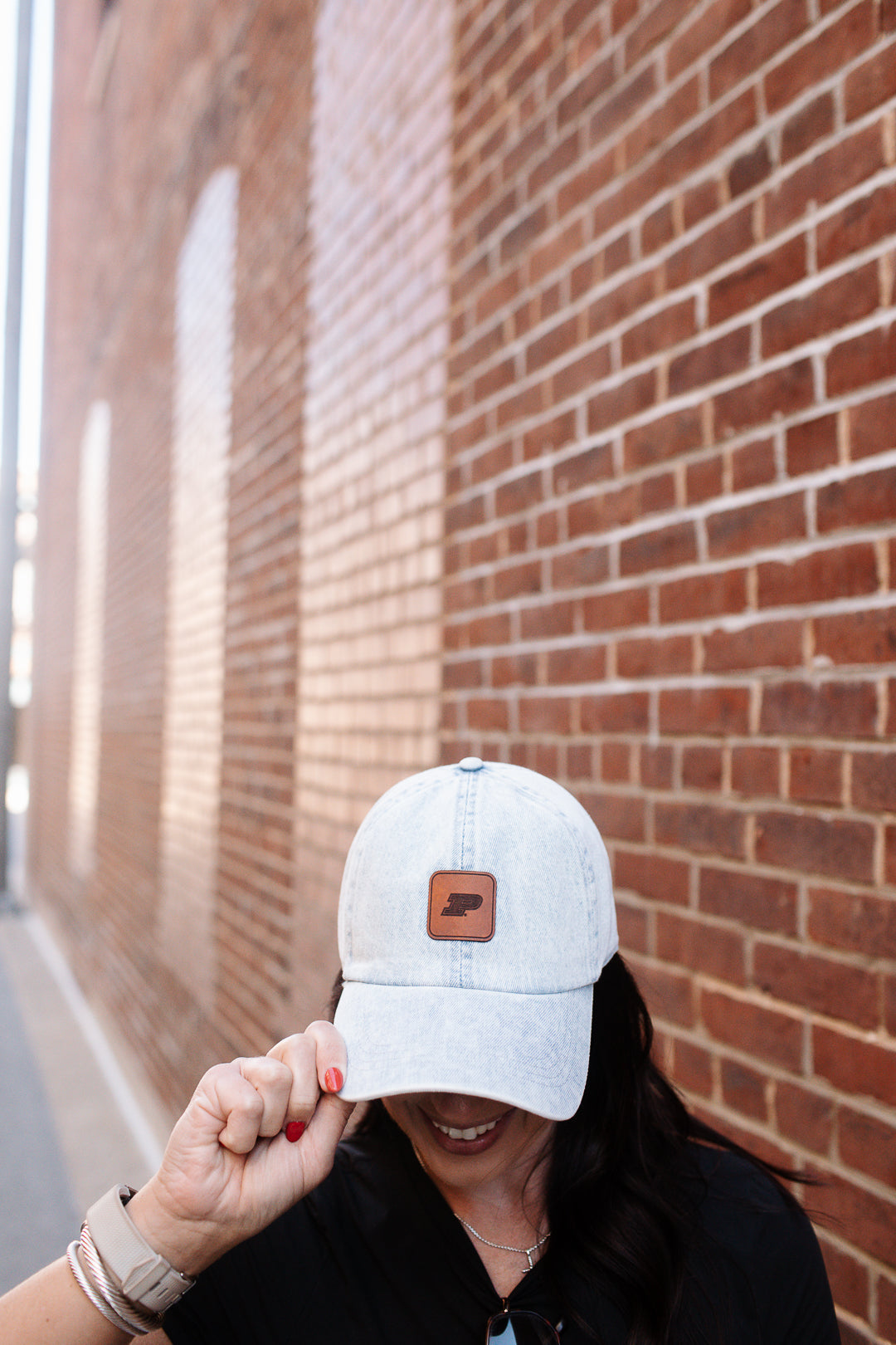 Tiny Purdue P Denim Hat
