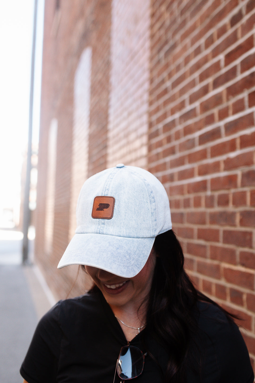 Tiny Purdue P Denim Hat