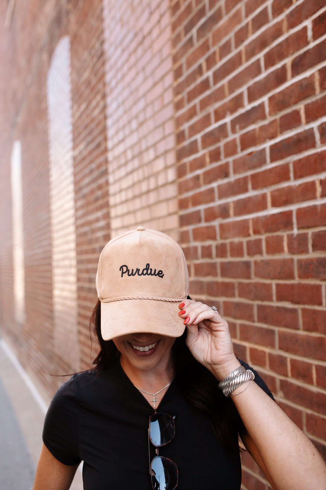 Purdue Script Suede Hat