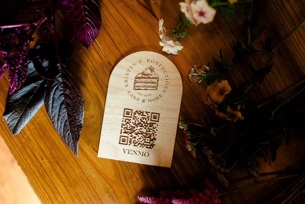 4x6 Arched QR Code Sign