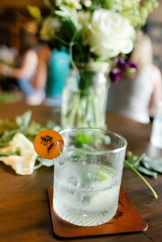 Drink Name Tags, Wine Charm for Stemless Glassware