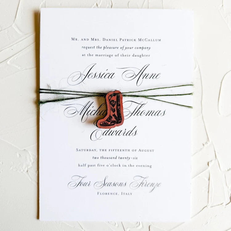 Set of 50 Invitation Charms
