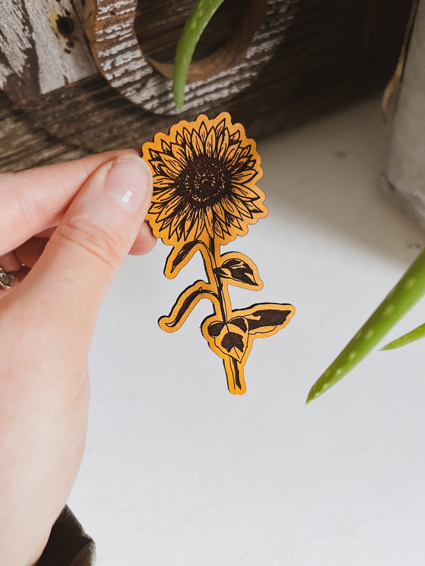 Mini Sunflower Bookmark
