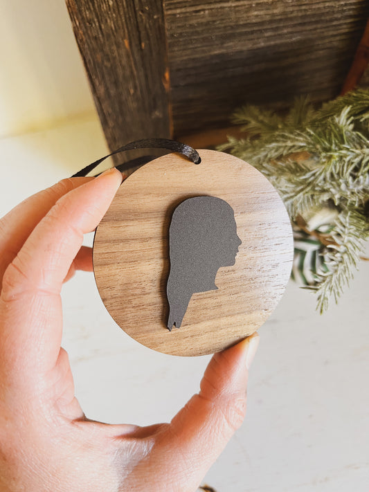 Custom Silhouette Ornament *PREORDER*